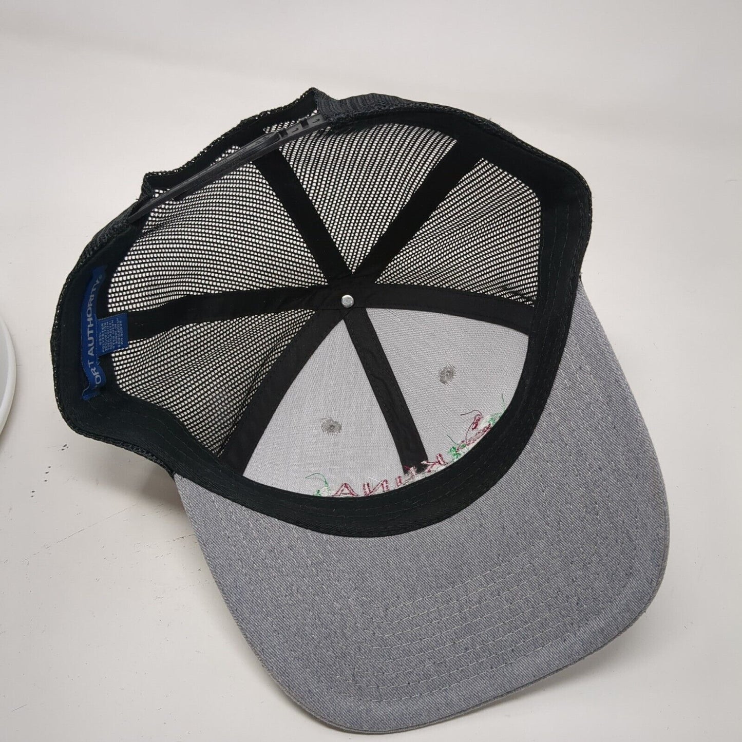 KUNA Dental Snapback Trucker Hat Gray OSFA Mesh Back Port Authority