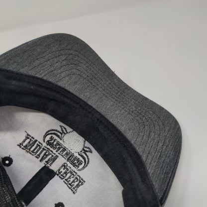 Indian Creek Steakhouse ICS Snapback Trucker Hat Gray OS Mesh Back Buck's Bag
