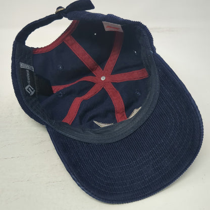 H3 Headwear Budweiser Baseball Cap Blue One Size Corduroy Embroidered Hat