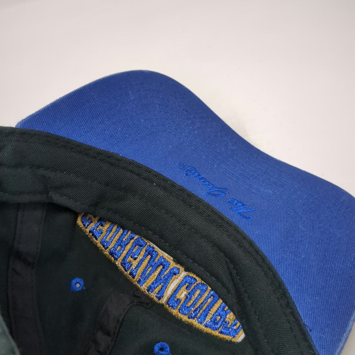 The Game Georgian Court University NCAA Hat Black One Size Slideback Embroidery