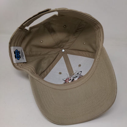 Williston Shooters Club Strapback Hat Tan One Size Adjustable Embroidered BIG X
