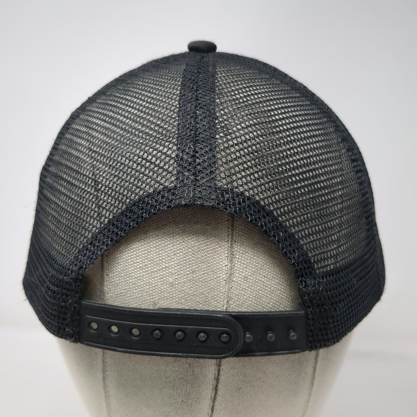 Motley Crue Final Tour All Bad Things Trucker Hat Black One Size Snapback Mesh