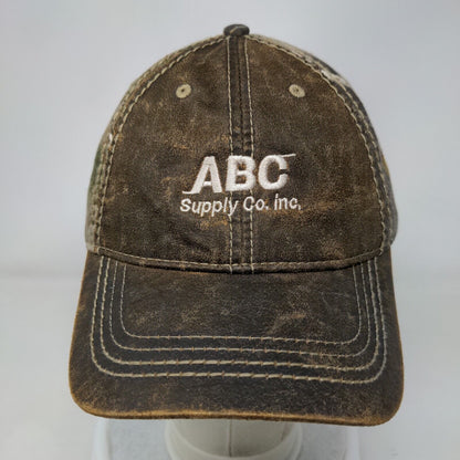 ABC Supply Co Inc. Strapback Hat Camouflage One Size Embroidered Cap America