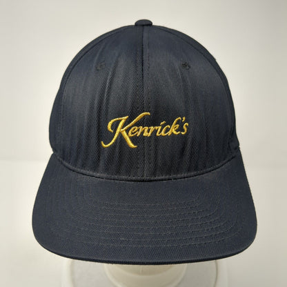 Kenrick's Fitted Hat Black L/XL Embroidered Flexfit Stretch Sport-Tek