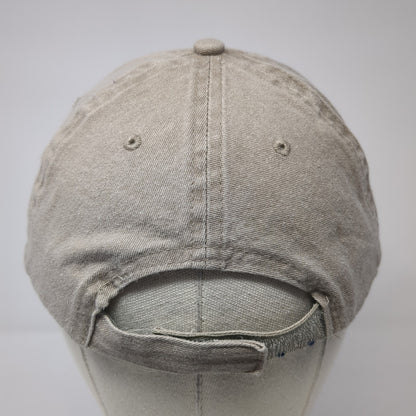 Unbranded Strapback Baseball Cap Brown One Size Adjustable 6 Panel Blank