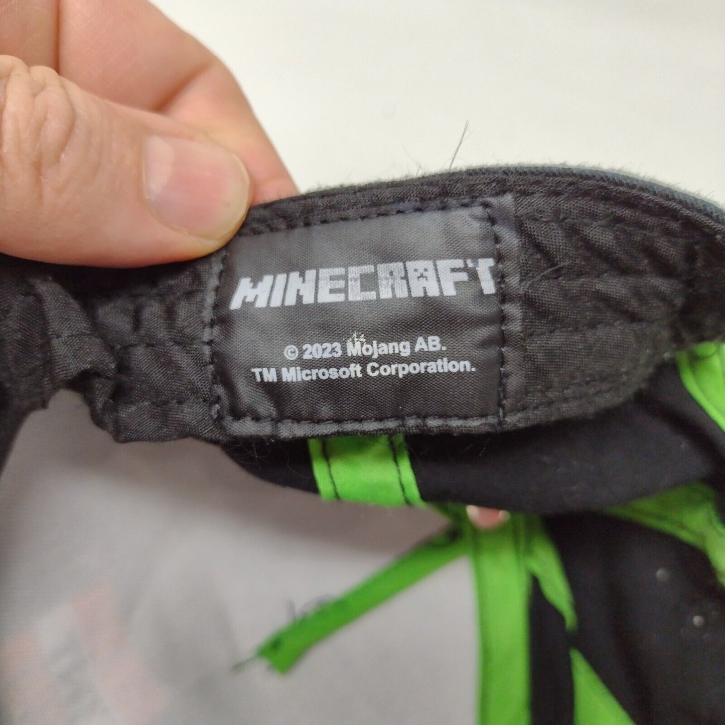 Minecraft TNT Snapback Hat Black Youth OSFM Adjustable Vent Holes