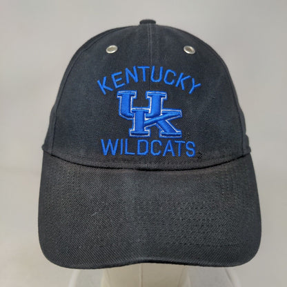 Kentucky Wildcats Fitted Hat Black Blue Nike Legacy 91 Dri Fit Logo NCAA