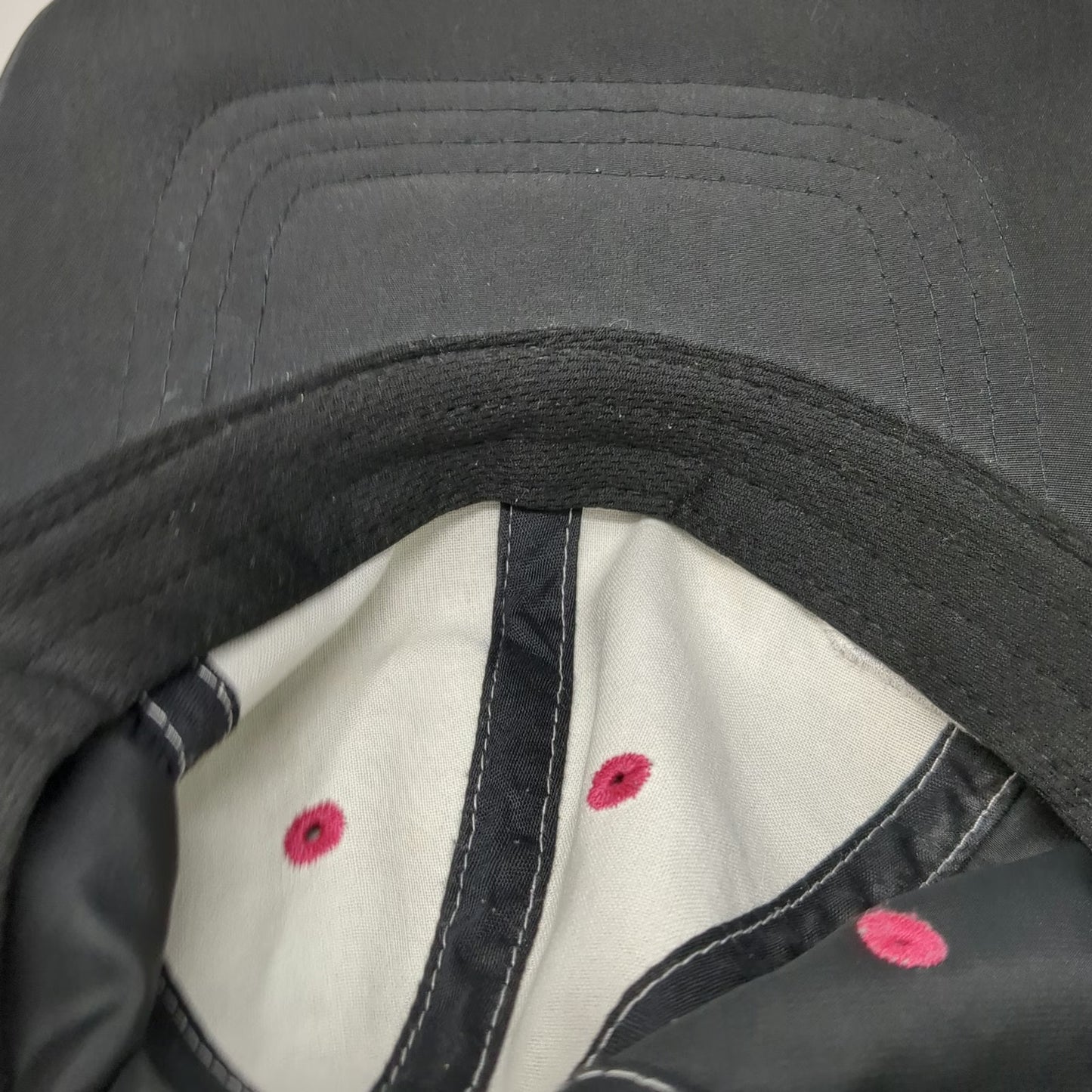 PING Baseball Cap Black Pink White One Size Performance Golf Contrast Stitch Hat
