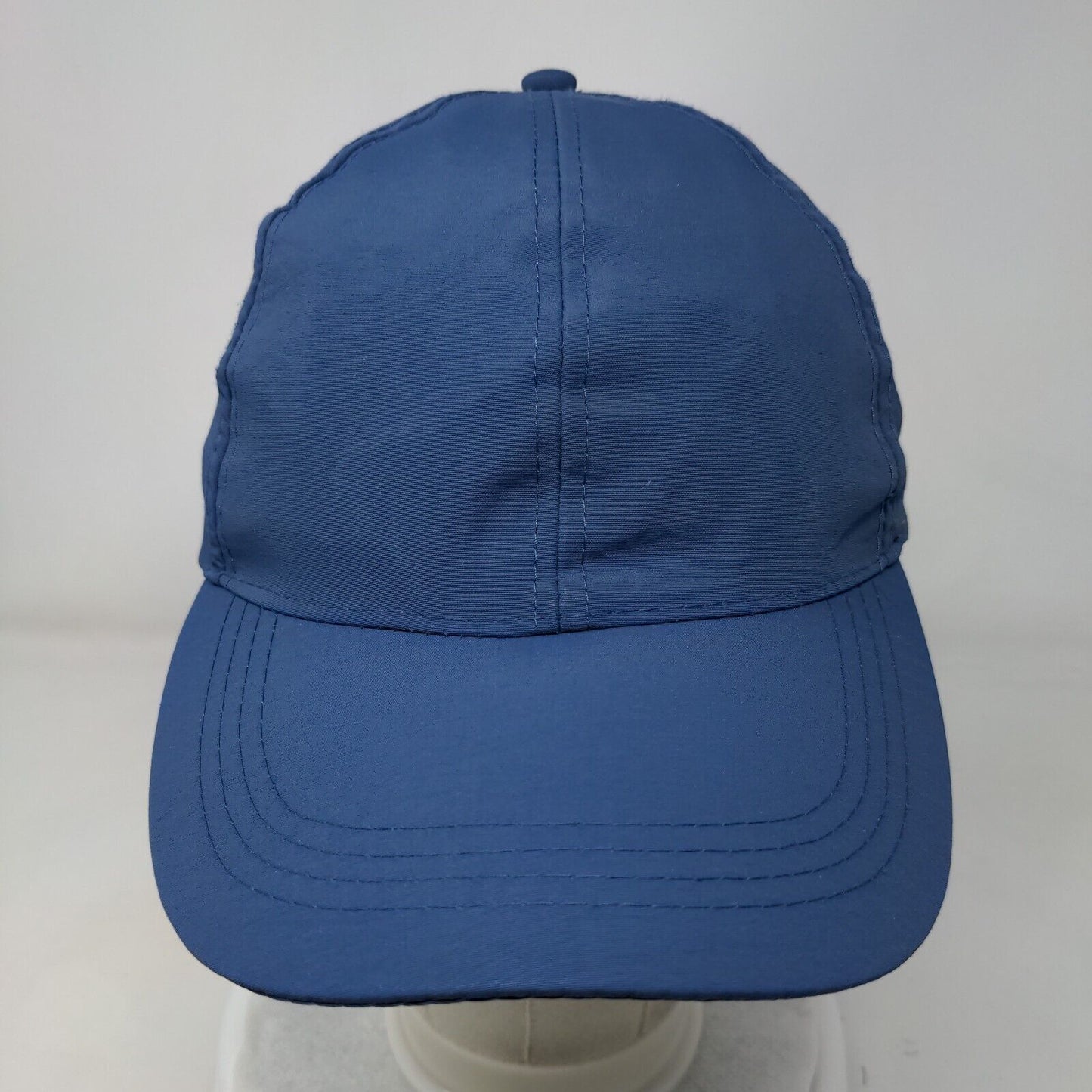 Unbranded Snapback Hat Blue One Size Adjustable Lightweight 6 Panel Blank