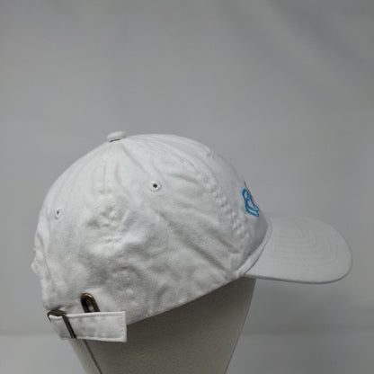 Just Serve Slideback Hat White OSFA Classic Cut Embroidered UltraClub