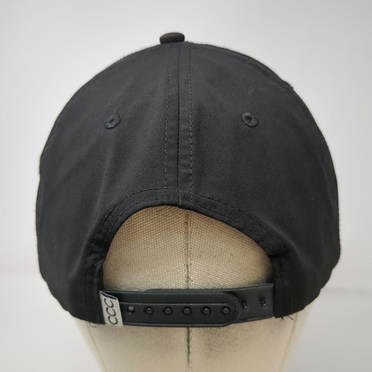 Cowboy Country Club 5 Panel Black Hat One Size Braided Rope Snapback Golf Cap