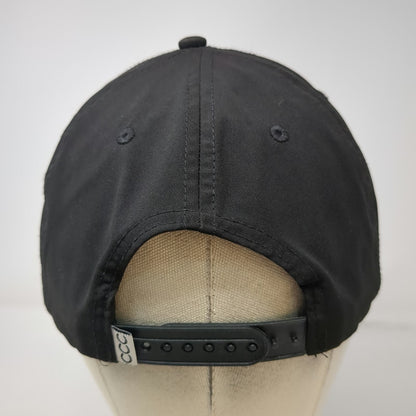 Cowboy Country Club 5 Panel Black Hat One Size Braided Rope Snapback Golf Cap