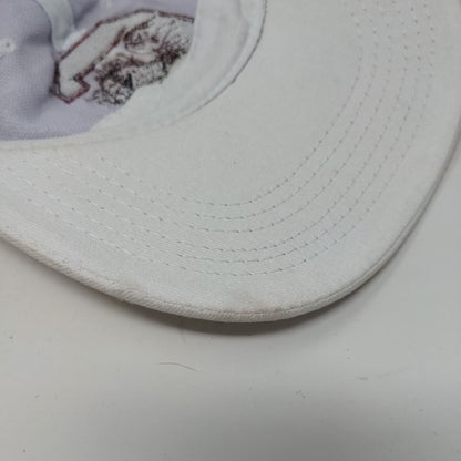 South Carolina Gamecocks Strapback Hat White Embroidered Logo Sound Experience