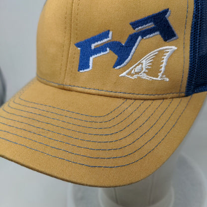 FYF Snapback Trucker Hat Multicolor One Size Adjustable Mesh Back Richardson