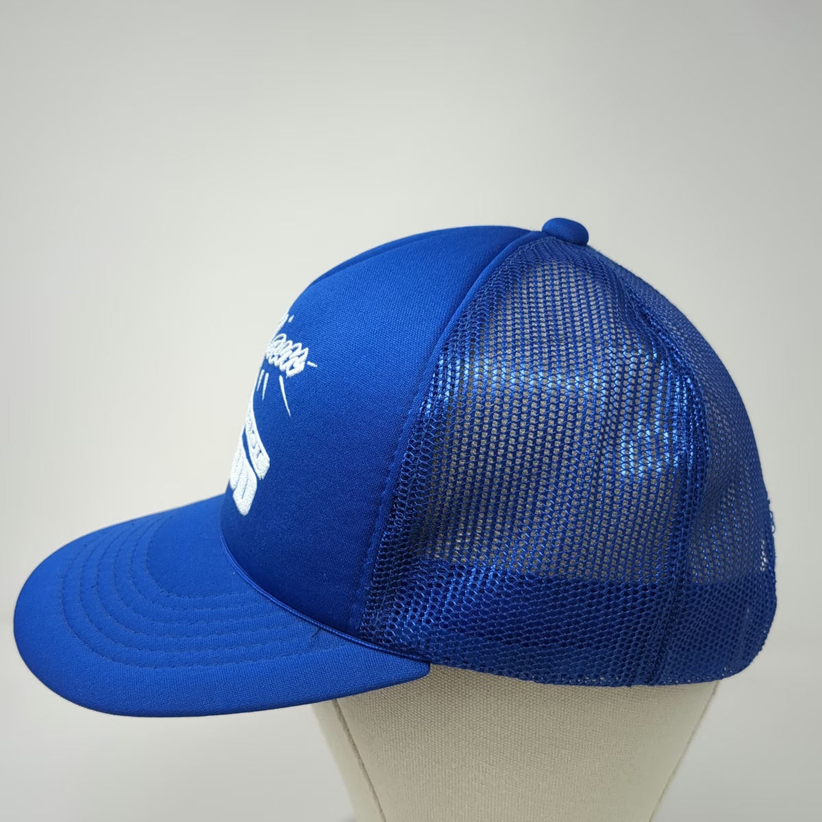 AA Headwear Trucker Hat Blue OS Slam Patriot The Scud Missile Gulf War Snapback
