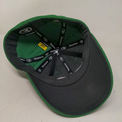 Richardson Men's Fitted Hat Green Size S-M Embroidered U-High Pioneers Logo