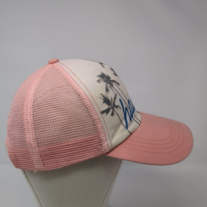 Hawaii Snapback trucker Hat Multicolor OS Adjustable Mesh Back Honolua Wahine