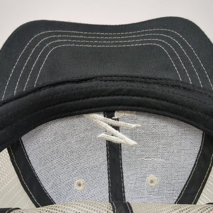Creative Awards Baseball Cap Black OSFM Mesh Back Z Tags Embroidered Logo Hat