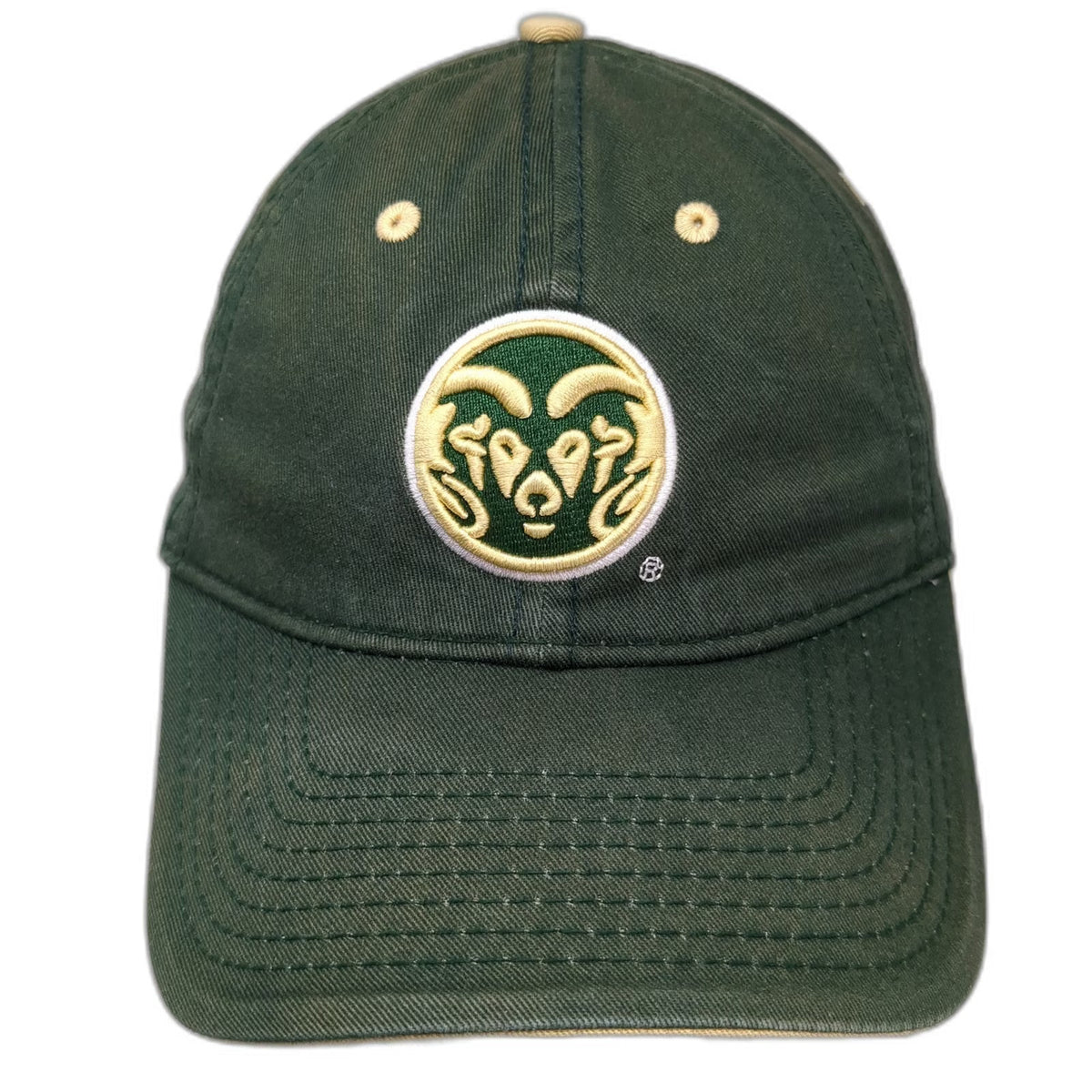 The Game Baseball Cap Green One Size Colorado State Rams CSU Slideback Hat