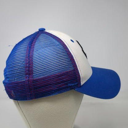 Tyler's Trucker Hat Blue One Size Texas State Patch Mesh Back Snapback White Red