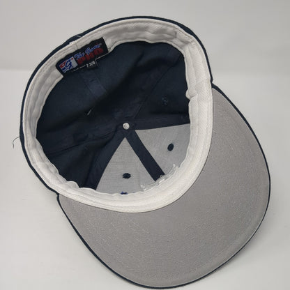 TF Fitted Baseball Cap Blue 7 3/8 Lightweight Embroidered The Game Pro