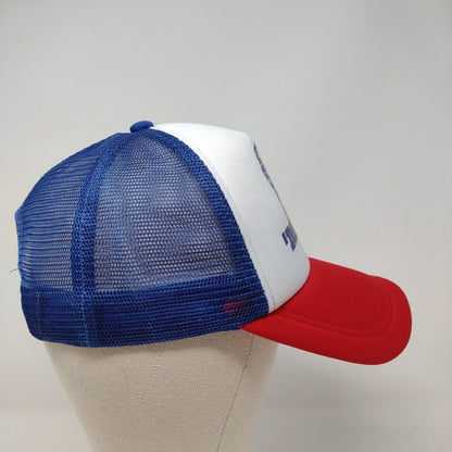 'Merica Snapback Trucker Hat Multi OSFA Mesh Back Patriotic Eagle