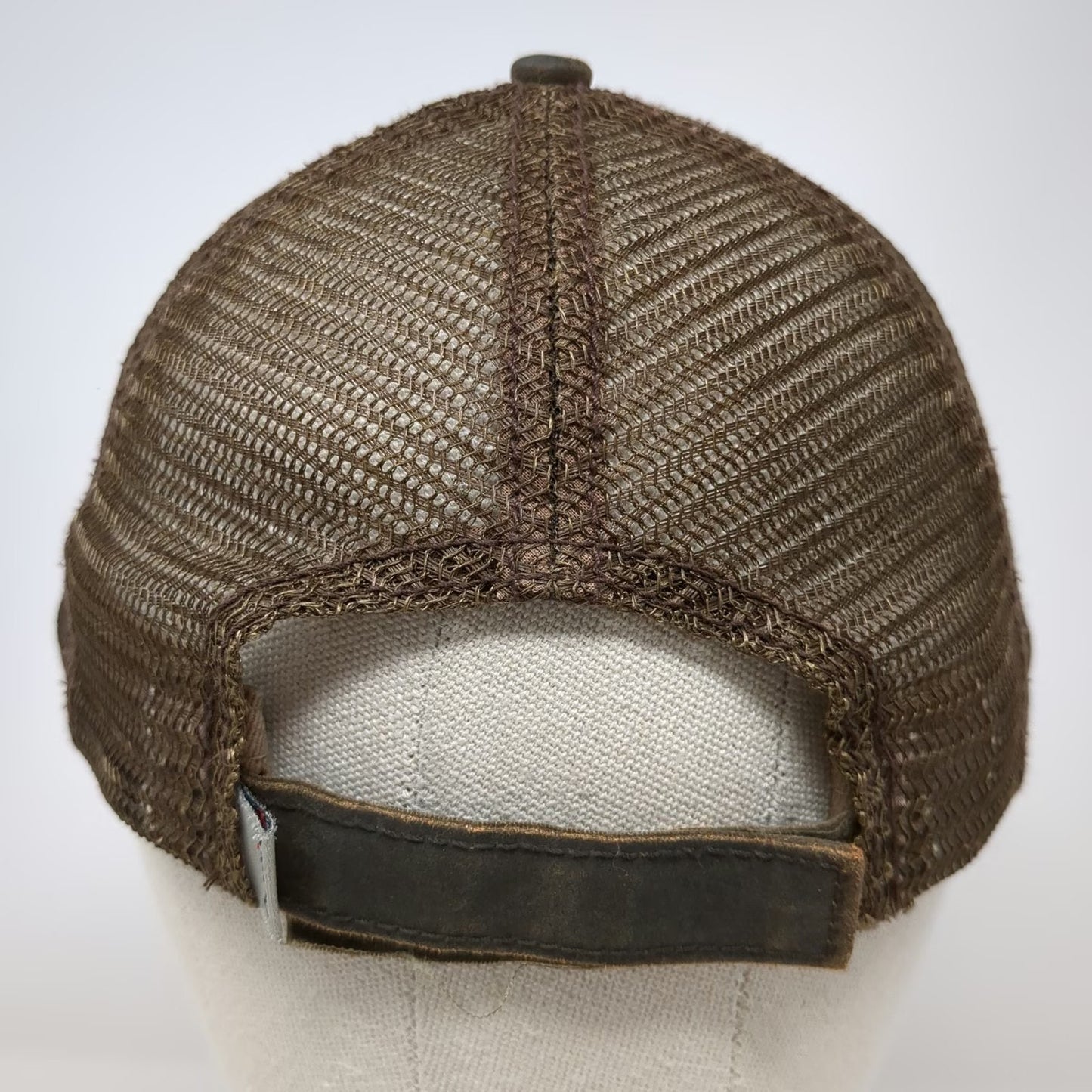 Imperial Baseball Cap Brown One Size Mesh Strapback Waxed Bird Outdoor Hat