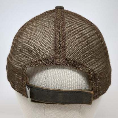 Imperial Baseball Cap Brown One Size Mesh Strapback Waxed Bird Outdoor Hat