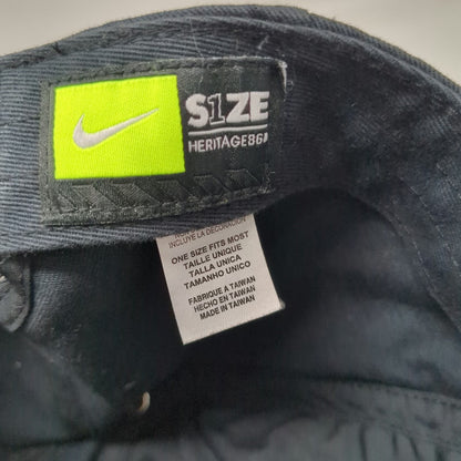 Nike Baseball Cap Black One Size Nike Air Swoosh Adjustable Strapback Hat