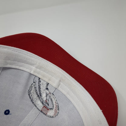 P American Flag Snapback Trucker Hat Multicolor One Size Mesh Back