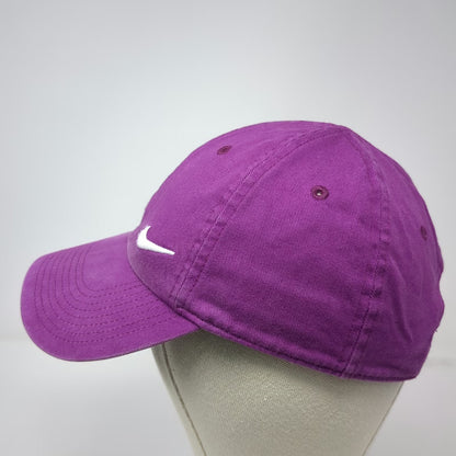 Nike Baseball Cap Purple One Size Slideback Heritage 86 Cotton Swoosh Logo Hat