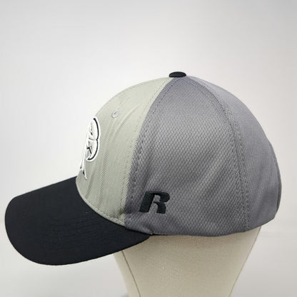Russell Brockport Golden Eagles Baseball Cap Gray One Size Strapback Mesh Hat