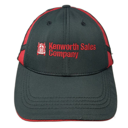Sport-Tek Kenworth Sales Company Black Red Hat One Size Baseball Cap Strapback