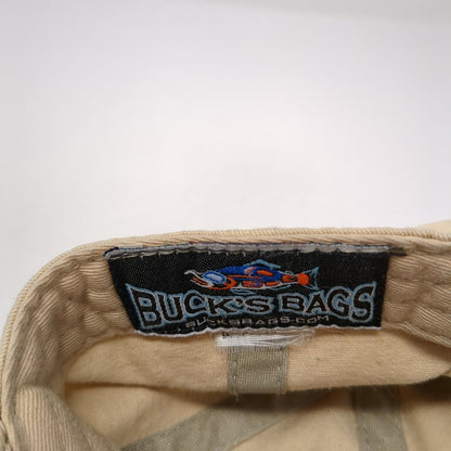 Global Rescue Strapback Hat Tan One Size Adjustable Outdoor Buck's Bags