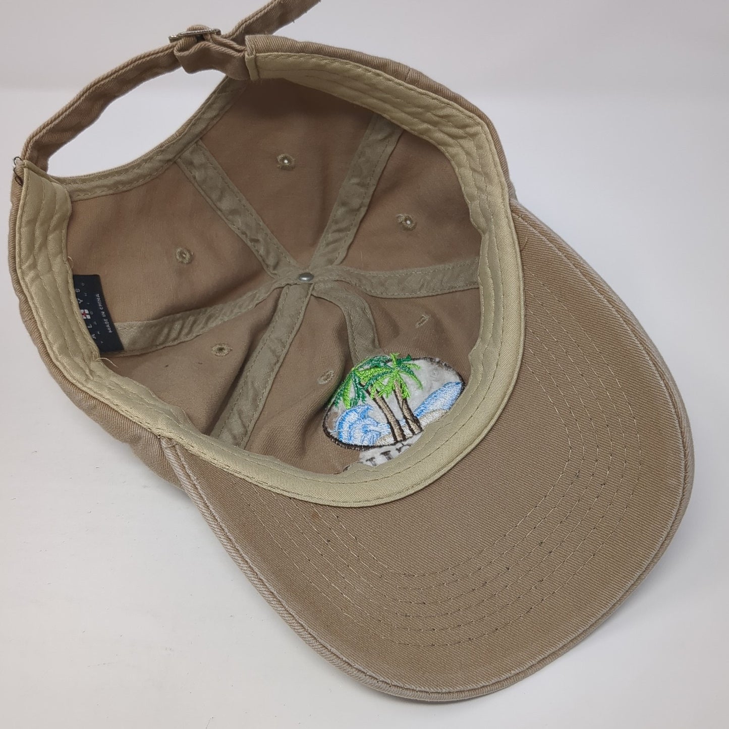 Treasure Island Slideback Baseball Cap Brown One Size Adjustable Alhys Trading