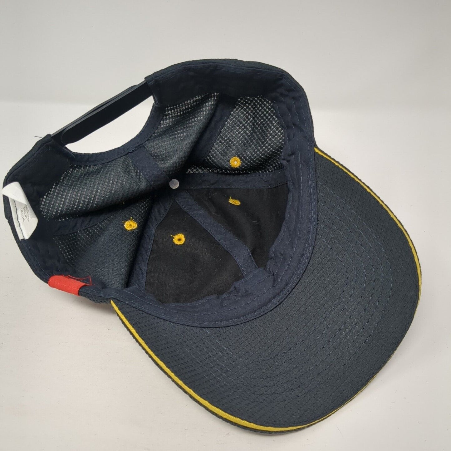 McDonald's Snapback Hat Blue One Size Adjustable Employee Crew Hat Blank