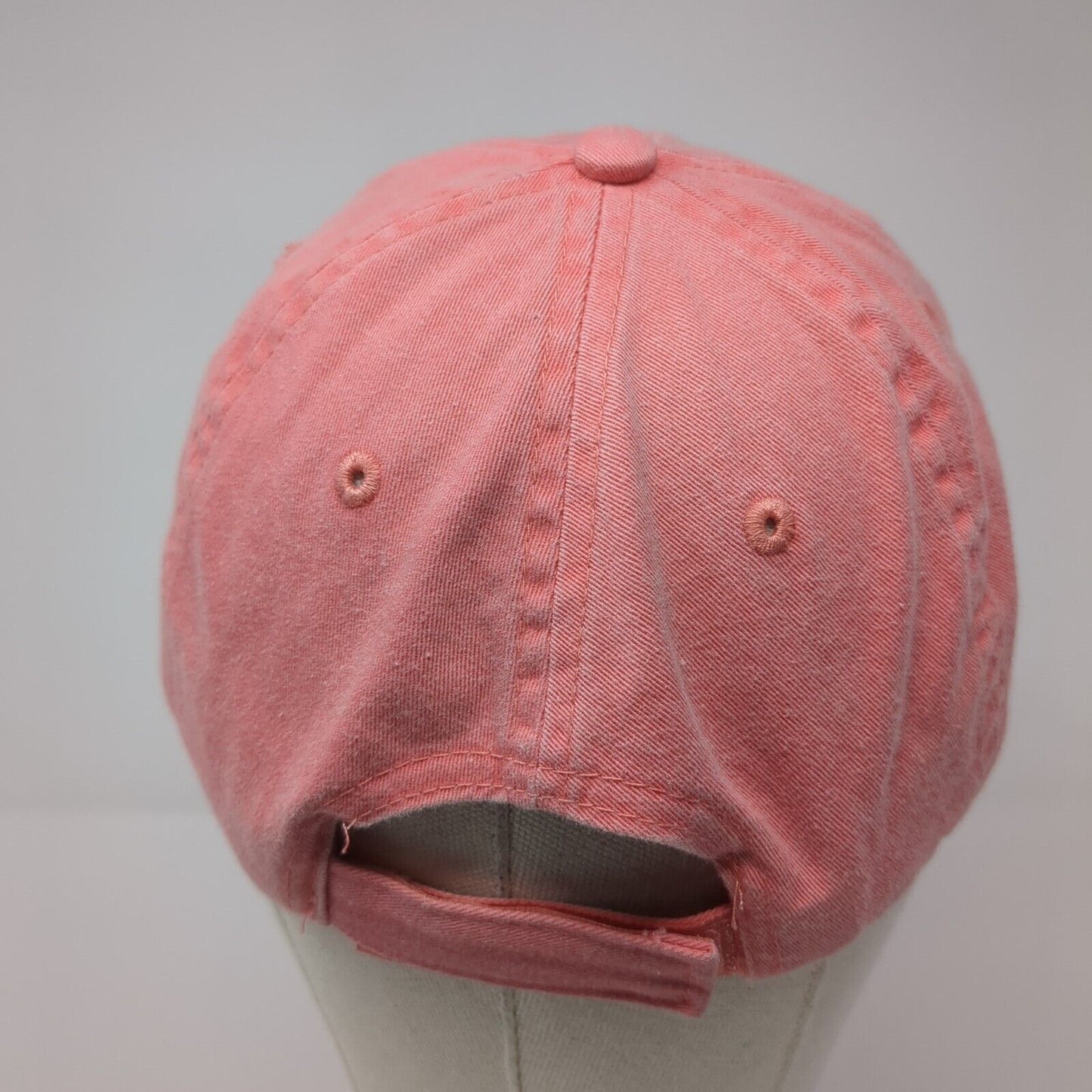 Clearwater Beach Florida Strapback Hat Pink One Size Adjustable 6 Panel