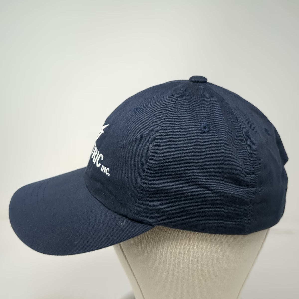 Yupoong Baseball Cap Blue One Size PB Electric Inc Lightning Bolt Slideback Hat