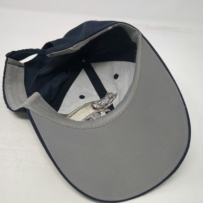 The Saltwater Angler Baseball Cap Blue One Size Embroidered Fish Key West Hat