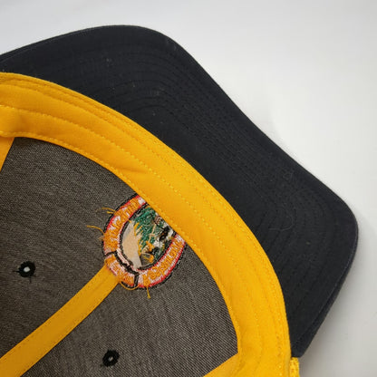 Richardson 112 Trucker Hat Black Yellow L Mesh Back Snapback Mexican Restaurant