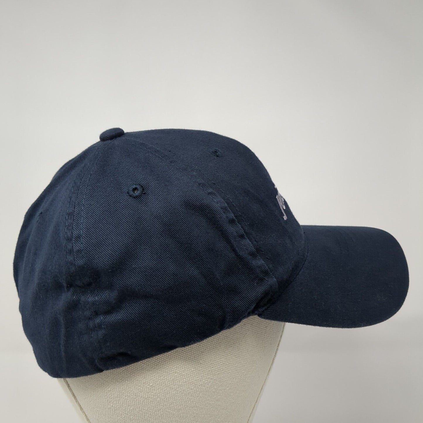 Jetsource Fitted Hat Blue S/M Embroidered Port Authority Solid 6 Panel