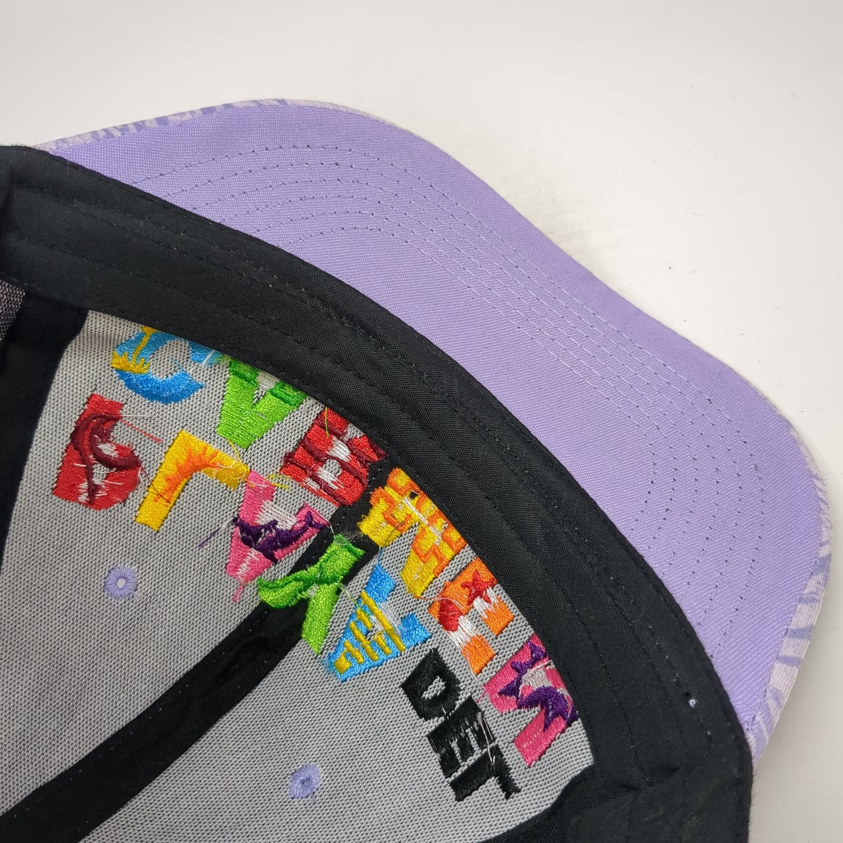 Genesis Playa Del Carmen Baseball Cap Purple One Size Strapback Leaf Print Hat
