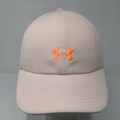 Under Armour Slideback Hat Pink OSFA Adjustable Free Fit Embroidered