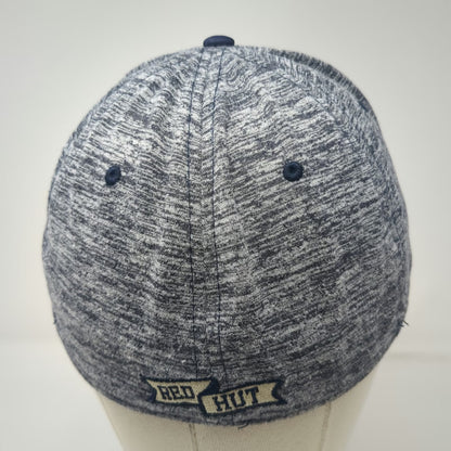 The Game Baseball Cap Gray M Lake Tahoe Bear Red Hut A-Flex Stretch Fitted Hat