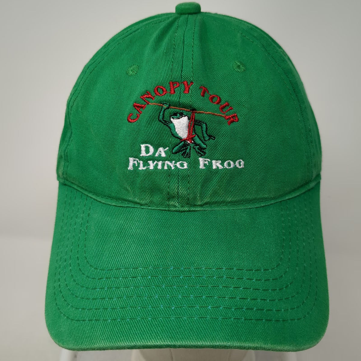 Klasiko Baseball Cap Green One Size Canopy Tour Da Flying Frog Nicaragua Hat