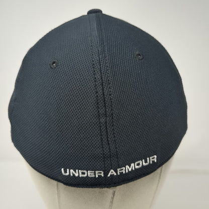 Under Armour Baseball Cap Black L Fitted Blitzing Polyester Mesh Athletic Hat