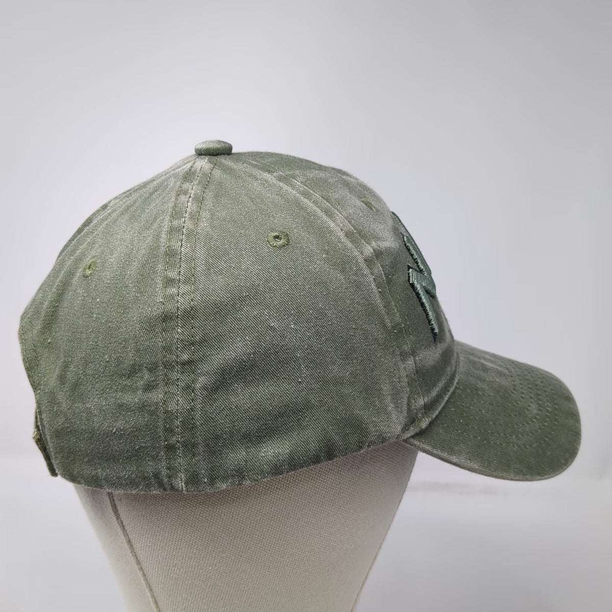 Eagle Crest Baseball Cap Green One Size Navy Eagle Anchor Embroidered Cotton Hat