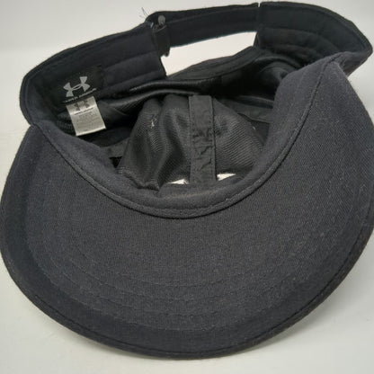 Under Armour Baseball Cap Black One Size Embroidered Logo Strapback Hat Sport