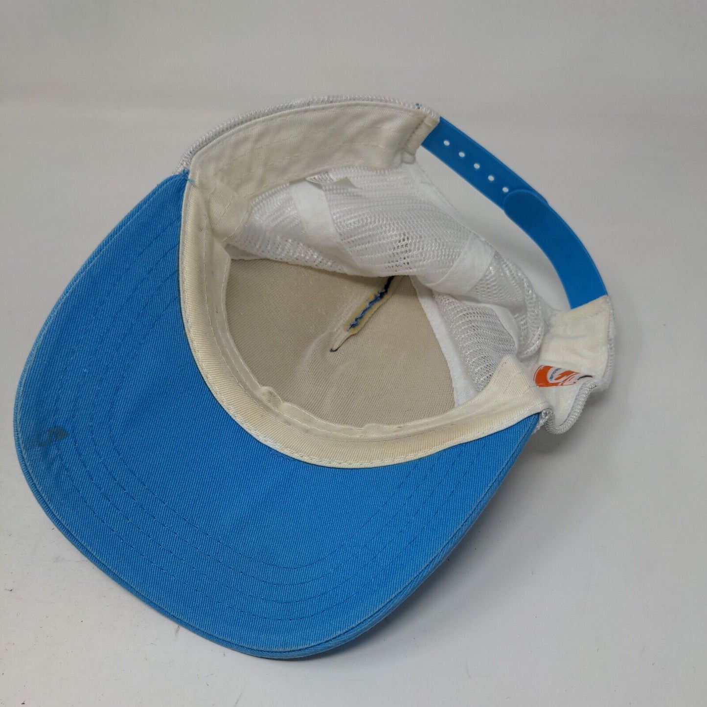 O'rageous Snapback Trucker Hat Blue One Size Adjustable Mesh Back Camo Blank