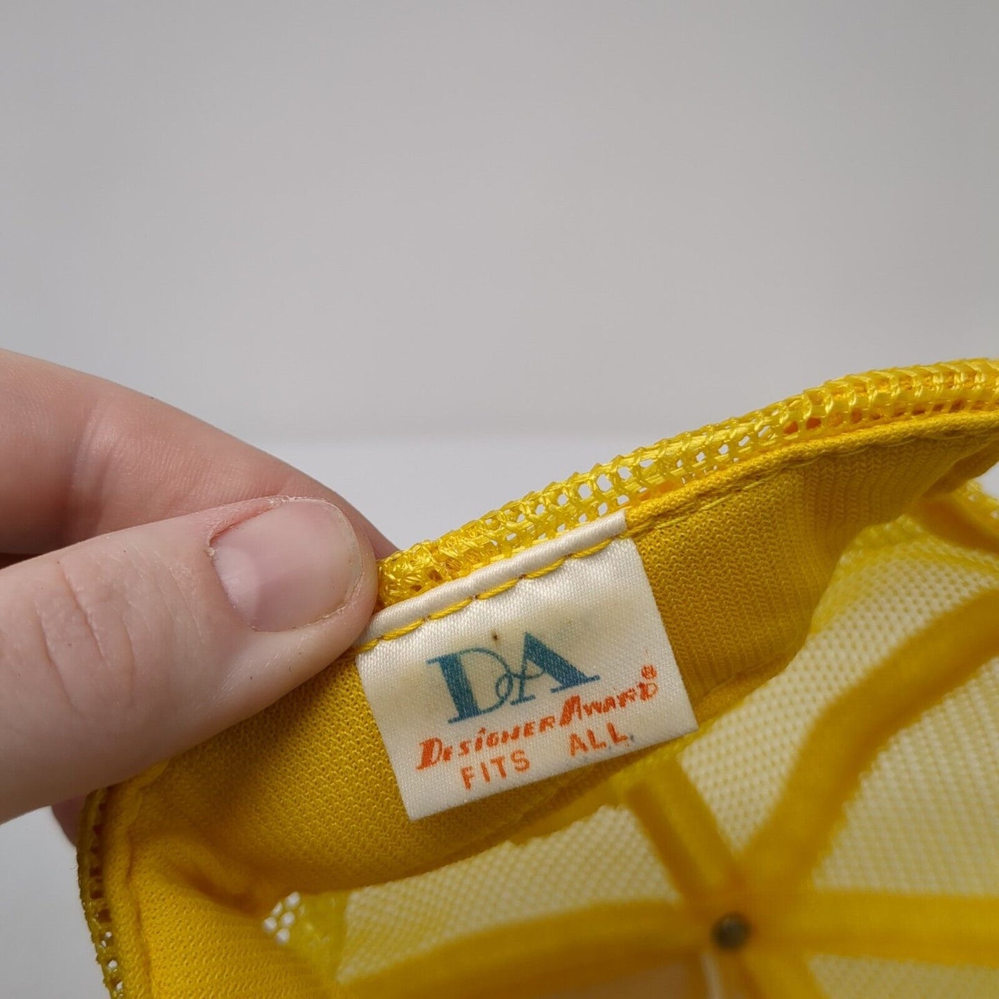 Yield To The Boss Snapback Mesh Back Trucker Hat Yellow One Size Outdoor